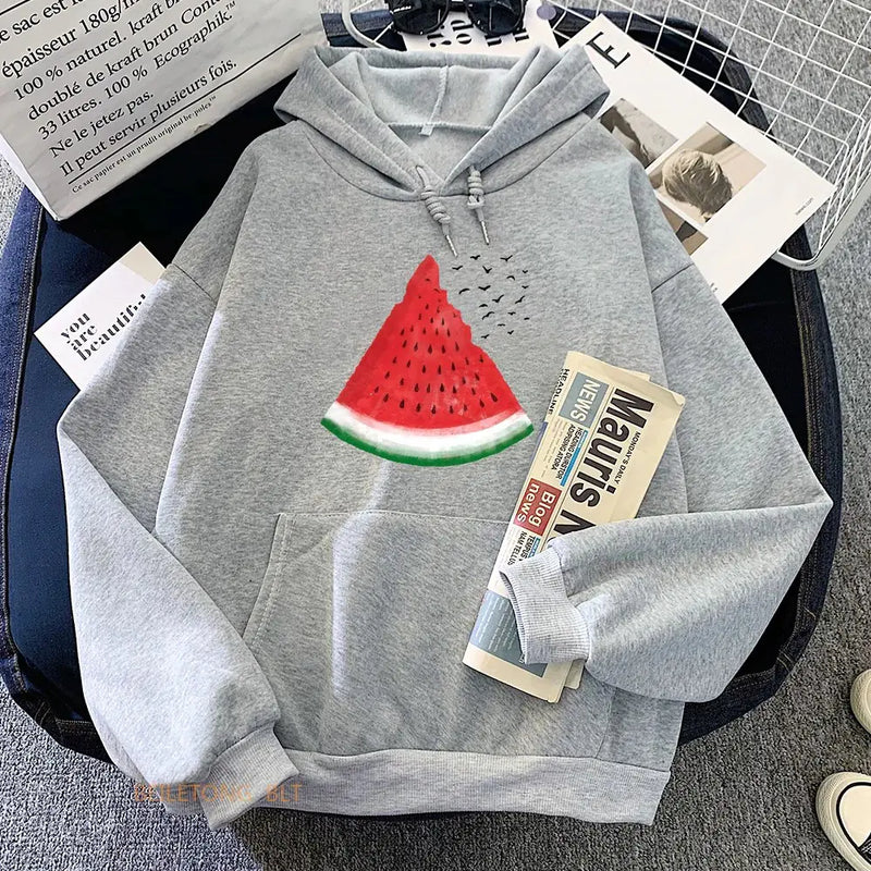 Watermelon Graphic Print Sweatshirt from Palestine
