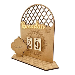 Eid Mubarak Ramadan Countdown Calendar Ornament Decor