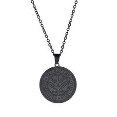 Double-Sided Polished Palestine Coin Pendant Necklace
