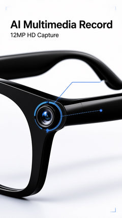 AI Smart Glasses with Camera and Transcription