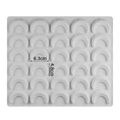 Ramadan Festival Diamond Moon Silicone Mould 30 holes