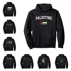 Palestine Warm Pullover Hoodie (Cross-Border EU Size)