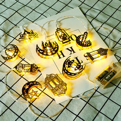 LED Moon and Star Decorations for Ramadan