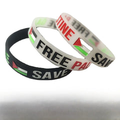 Palestine Flag Silicone Wristband (Gaza)