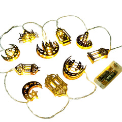 LED Moon and Star Decorations for Ramadan