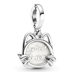 VW Beetle Charm - 925 Silver Bead Accessory (One)